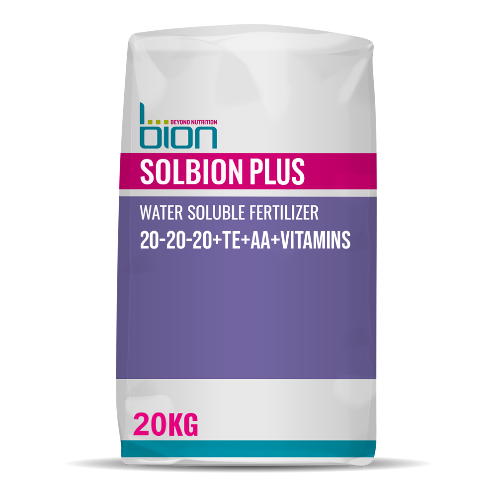 Водорозчинне добриво Solbion Plus 20-20-20+TE+AA+Vitamins